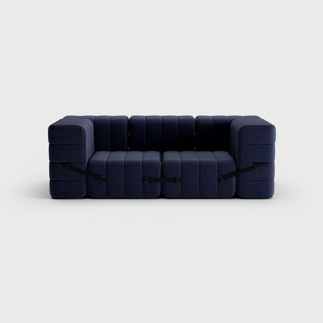 Curt-Set 7 - e.g. Flexibele 2-zitter - Dama - Donkerblauw