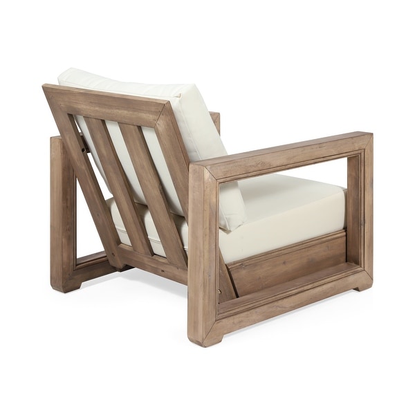 Westchester Acacia Wood Club Chairs by Christopher Knight Home