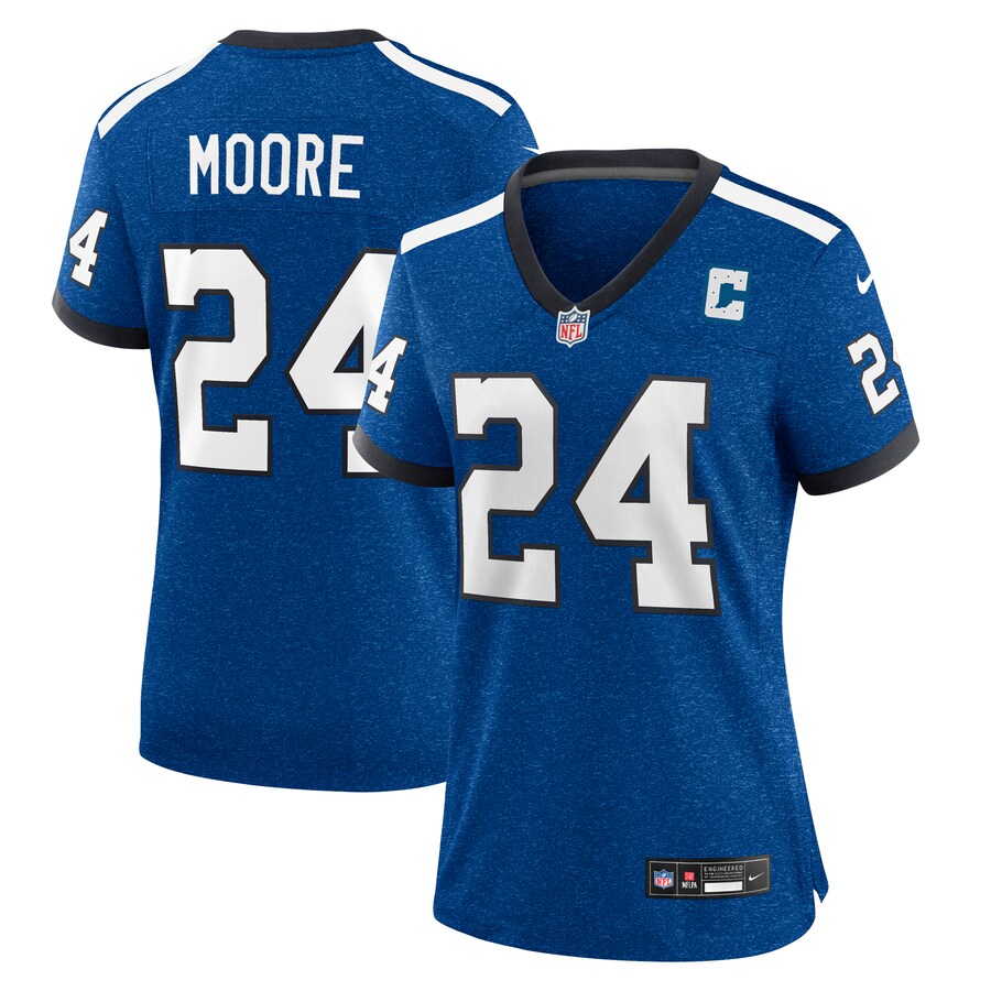 Lenny Moore Indianapolis Colts Nike Women's Indiana Nights Alternate Game Jersey - Royal