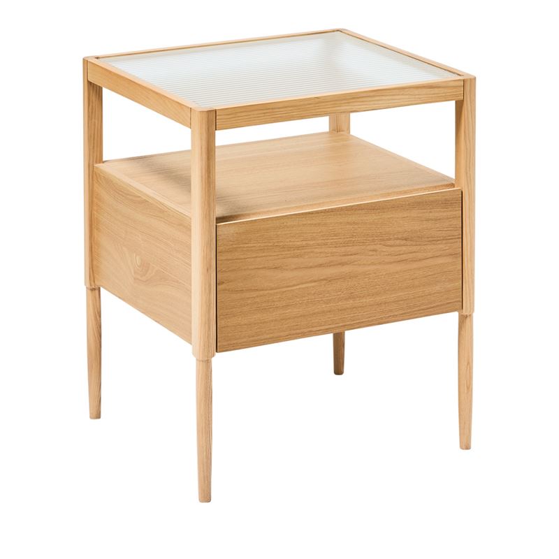 Florence Natural Bedside Table
