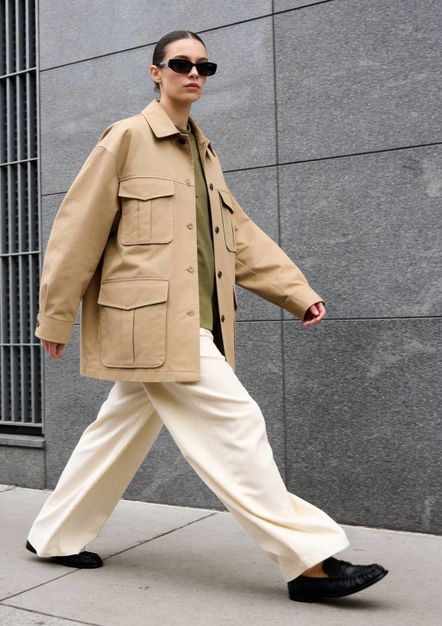 Zwarte leren loafers