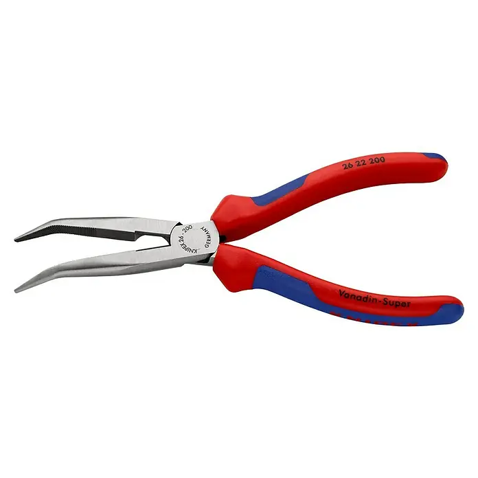 SPISSTANG KNIPEX MED SIDEAVBITER RØD/BLÅ 200MM