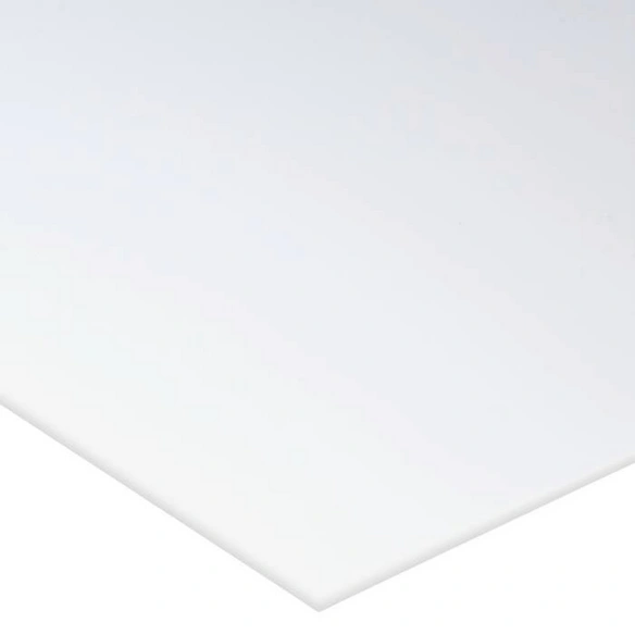 Polystyrolglas, BxL: 500 x 1000 mm, Kunststoff, transparent (milchig)