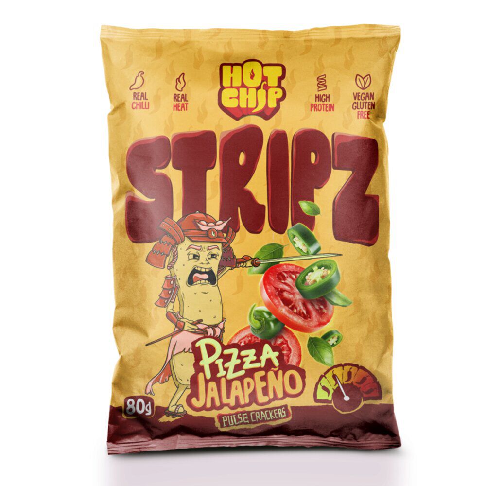 Chips piquantes Hot Chip saveur piment jalape&ntilde;o bruschetta 80gr