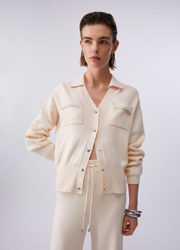 Cardigan con tasche