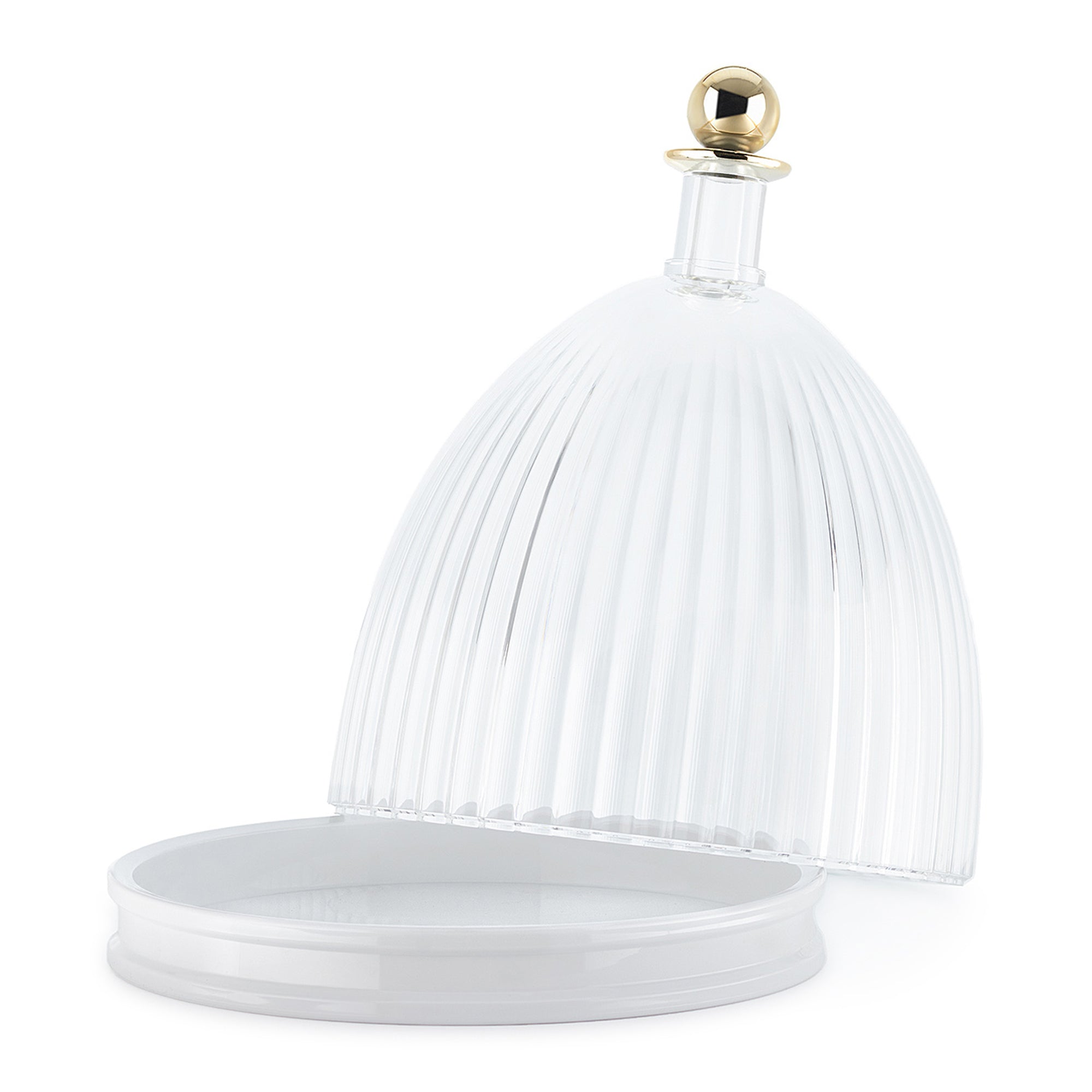 Kartell La Coupole Stolp - Transparent / Wit