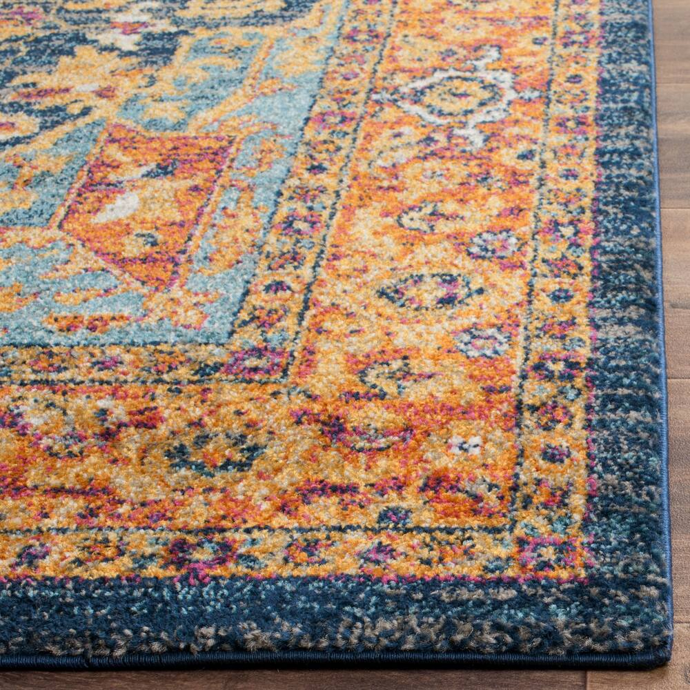 Safavieh Evoke 275 Rug, Blue/Orange