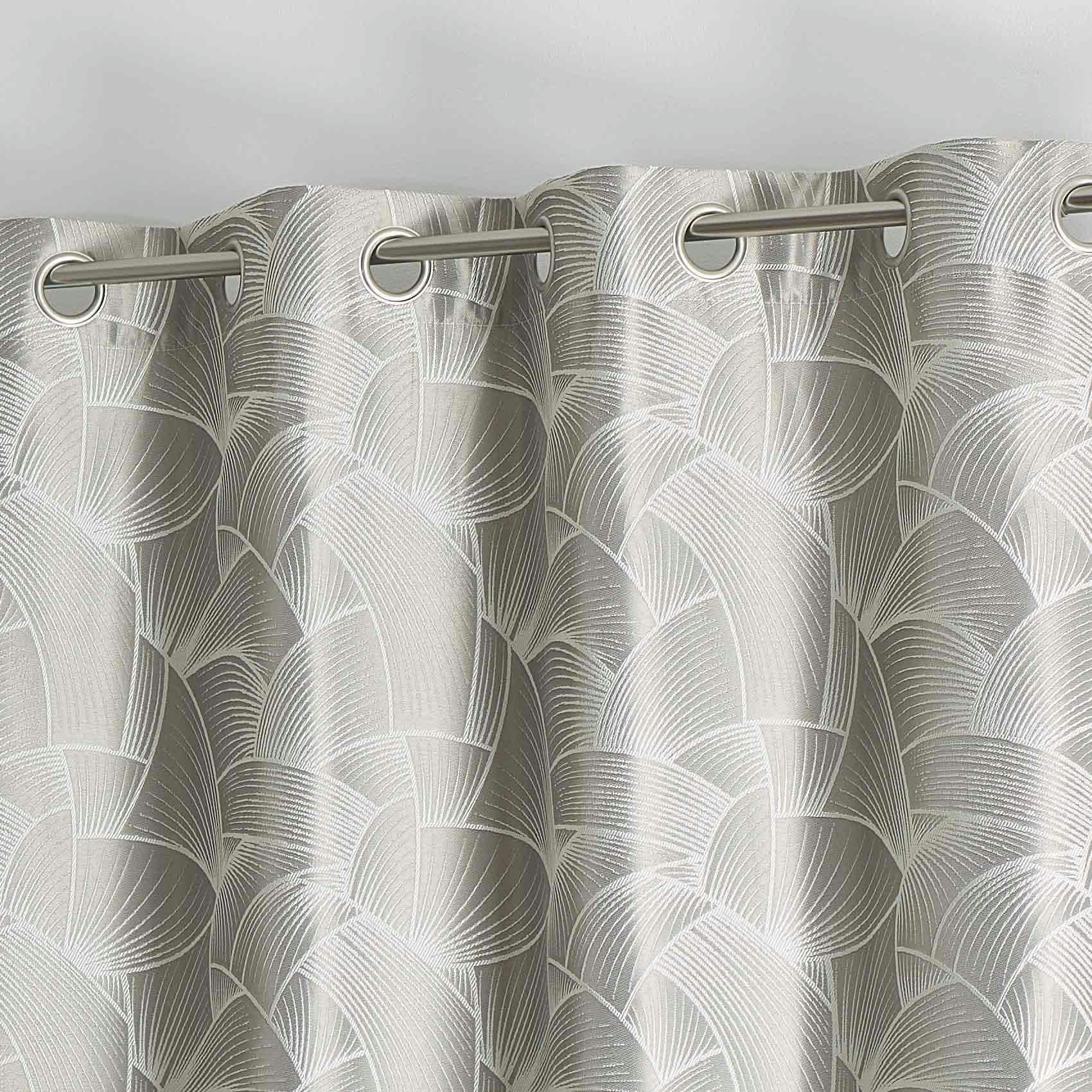 - Rideau d'ameublement à jacquard japonisant