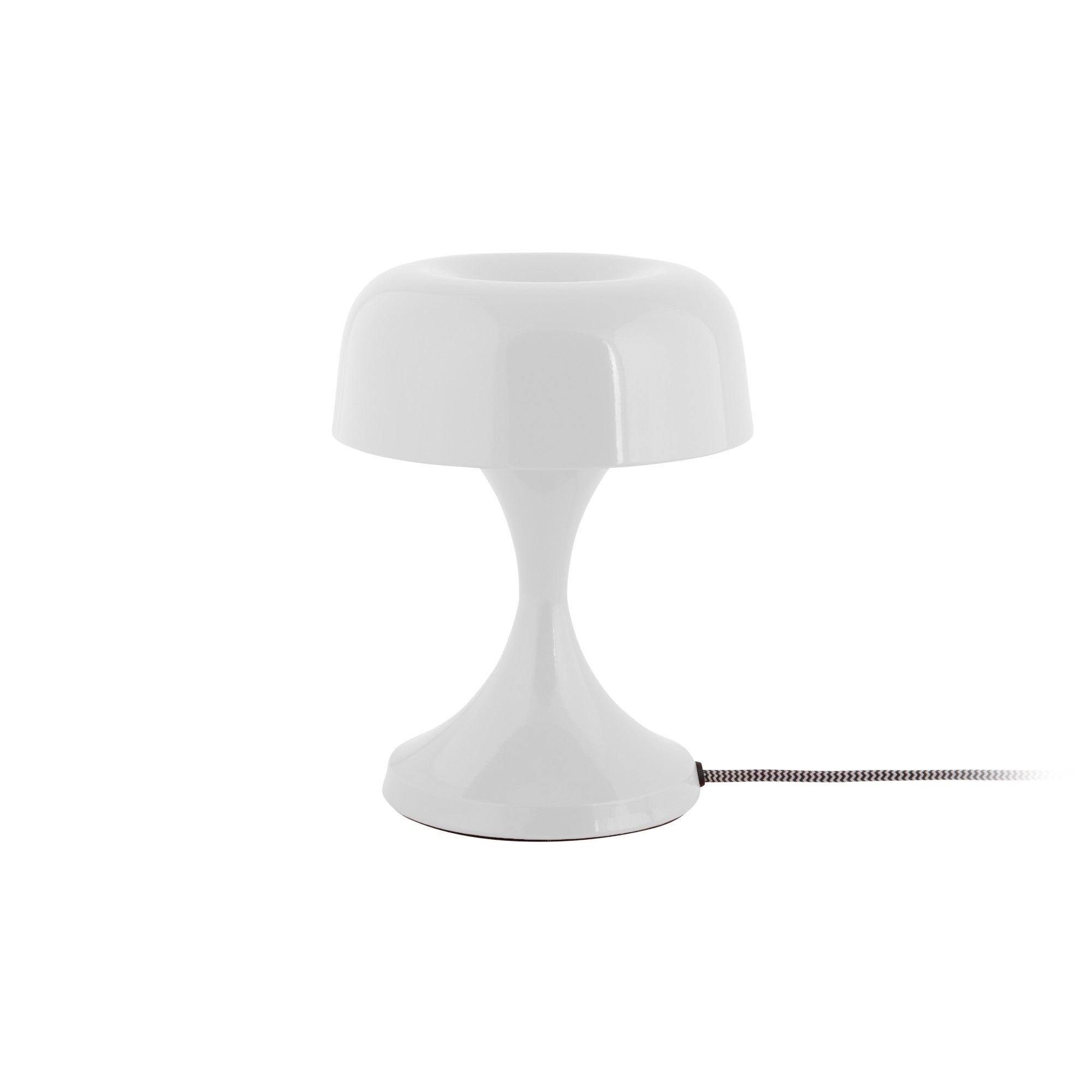 Leitmotiv tafellamp Moda Retro - wit - 15.5x15.5x20cm - Paddenstoellamp