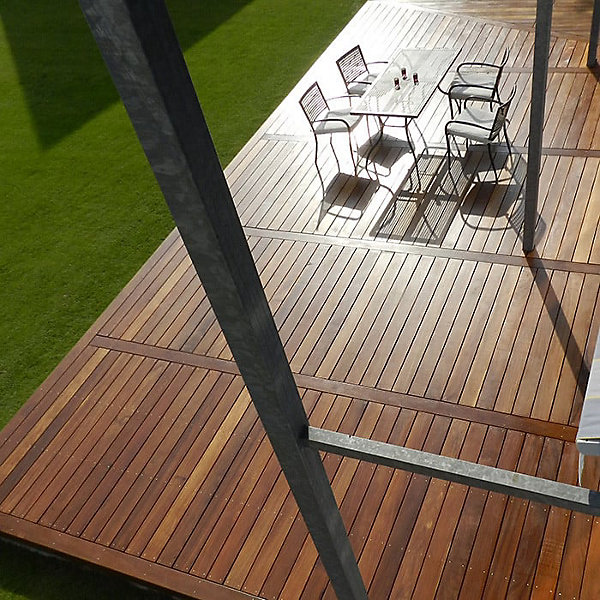 Kit terrasse exotique complet - CUMARU KD - Lames de 1,85 m/ 35 m²