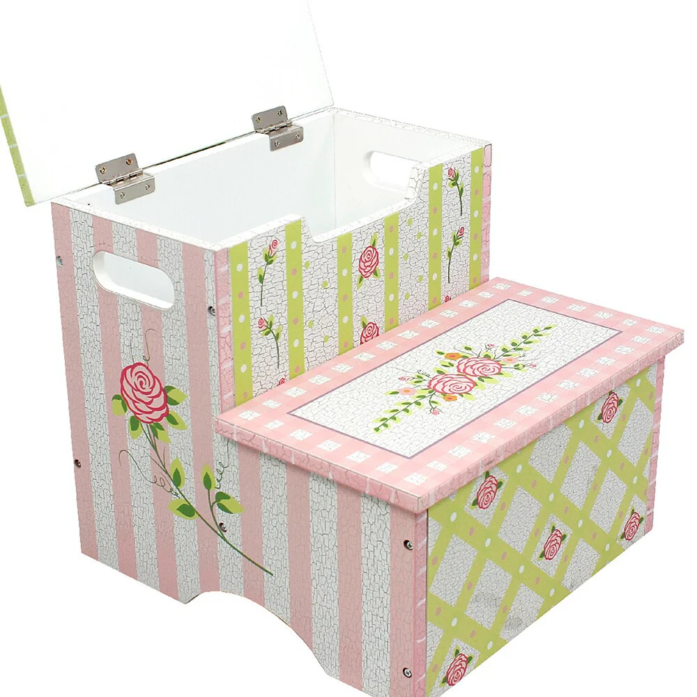 Fantasy Fields - Crackled Rose Step Stool