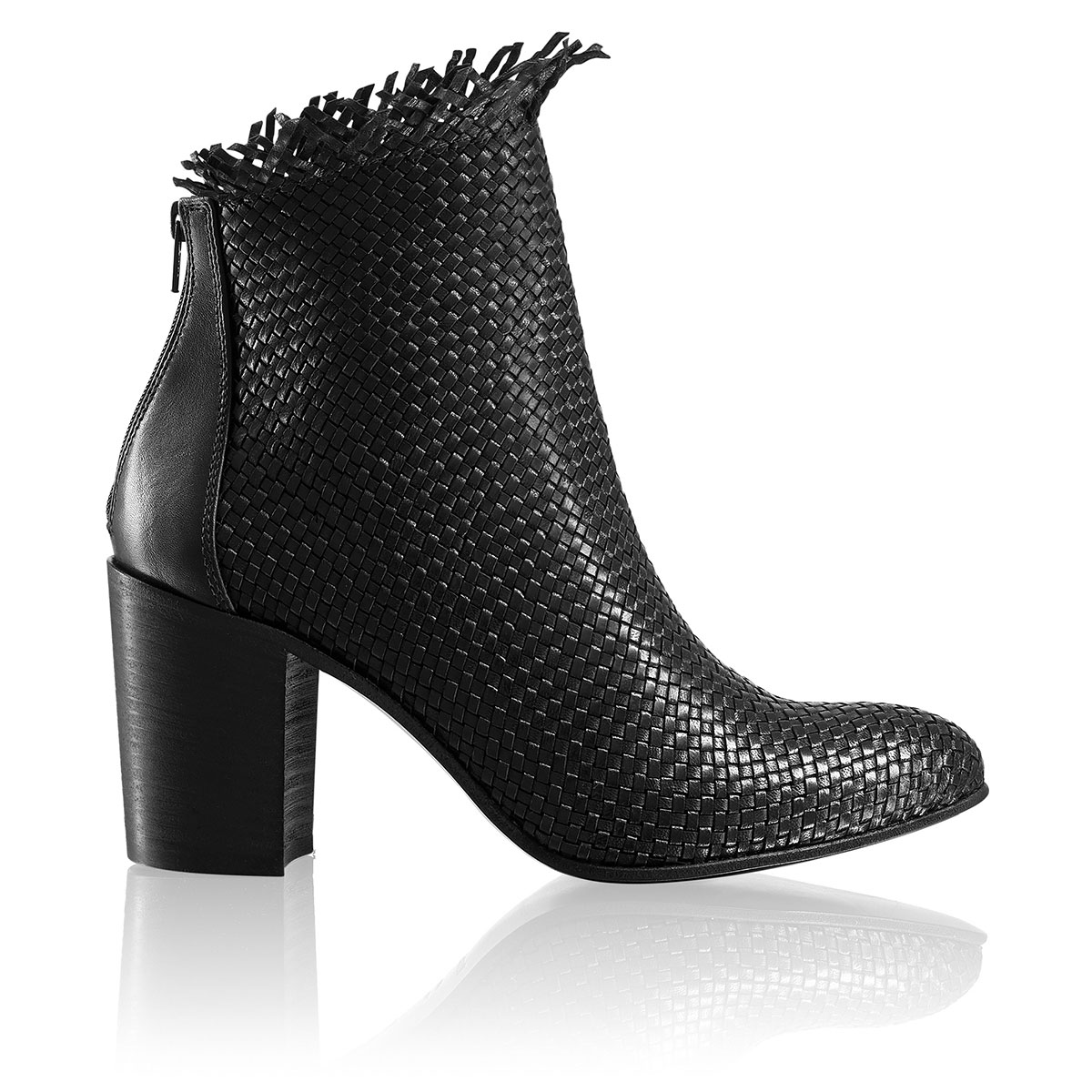Russell & Bromley WEAVE WON Woven Ankle Boot