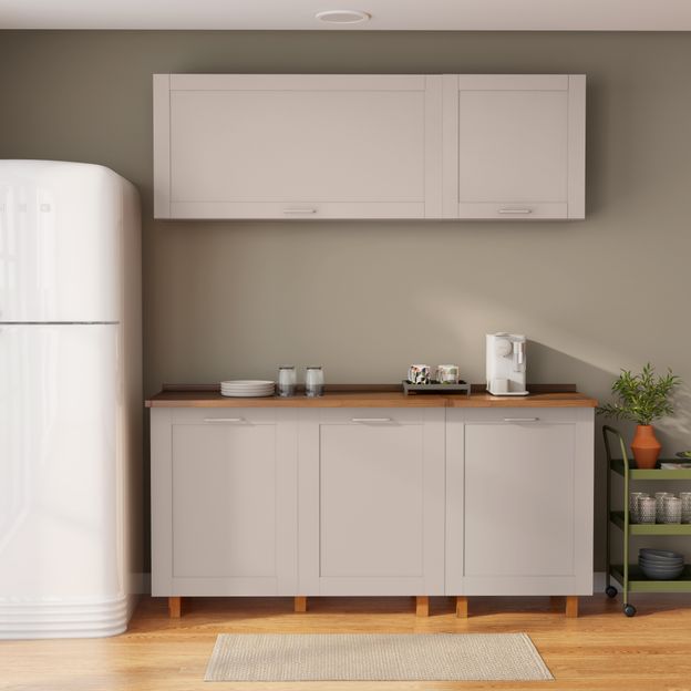 LOGBOX CONJUNTO DE COZINHA 6 PÇS CAMELO