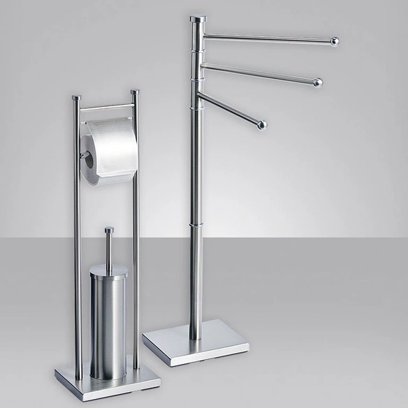 WC-Bürsten & WC-Garnituren, Edelstahl, silberfarben
