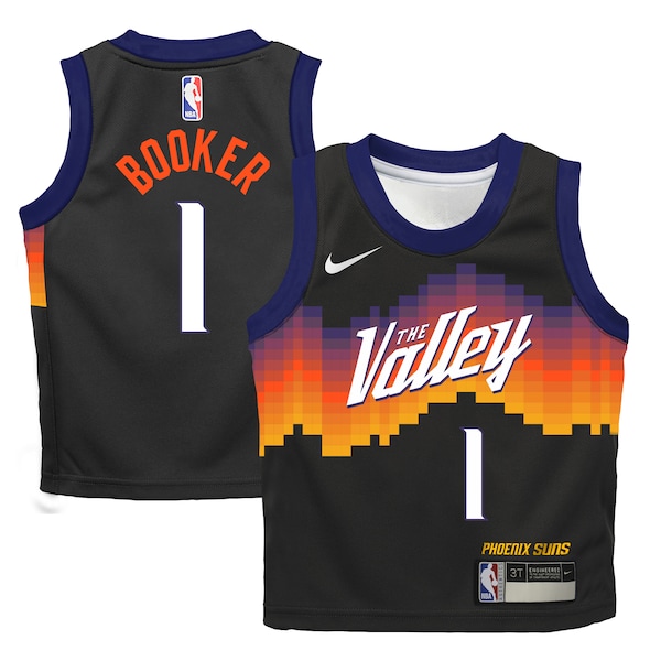 Devin Booker Phoenix Suns Nike Toddler 2025/26 City Edition Swingman Jersey - Black