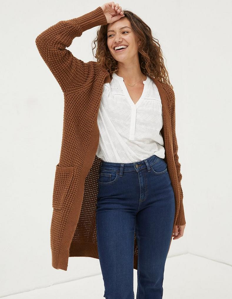 Sadie Longline Edge Cardigan