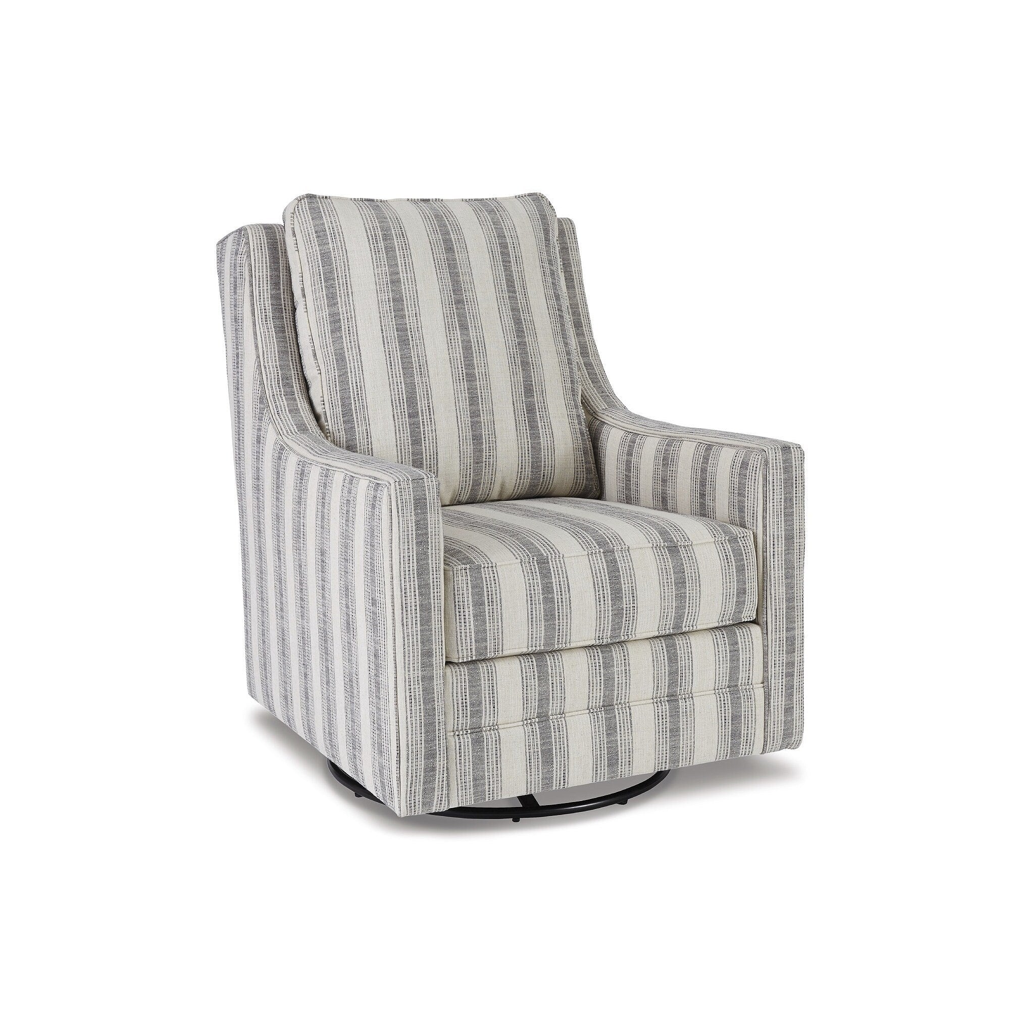 Kambria Contemporary Swivel Glider Accent Chair