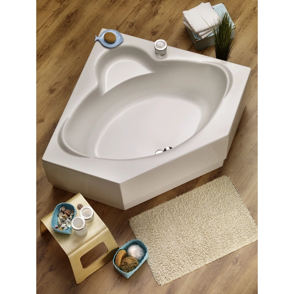 Badewanne »Miami«, BxHxL: 125 x 42,5 x 125 cm, trapezförmig