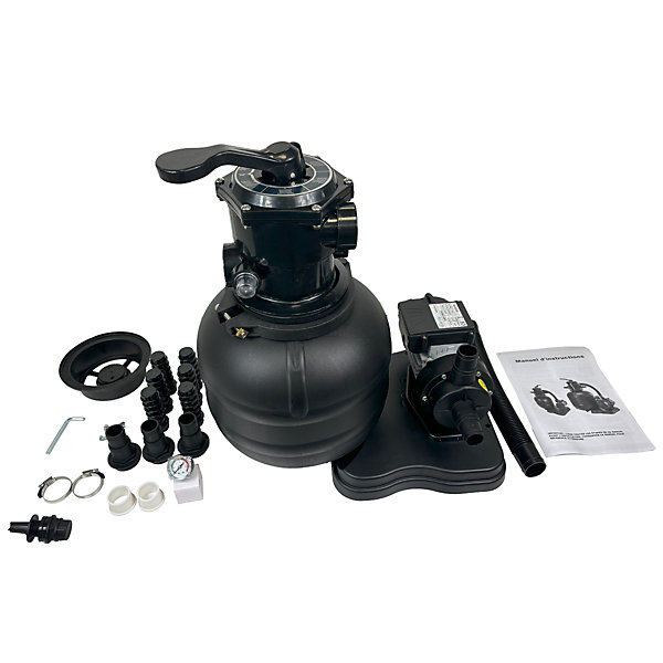 Groupe de filtration à sable 10 M3/H - 550W - Piscine 60m3