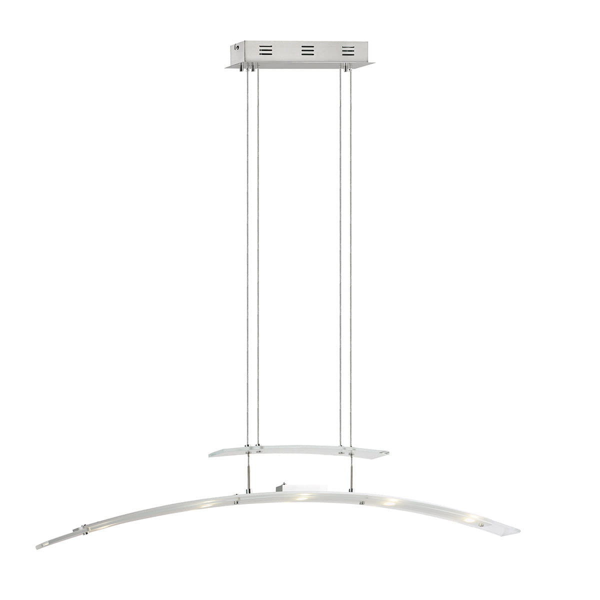 Lampa wisząca Louna chromowana bialy LED 1x25W Ciepła biel 2250lm Italux