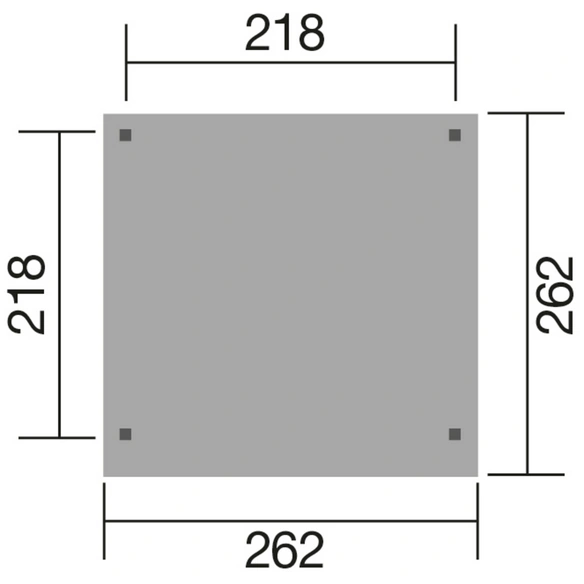 Gartenbar »657«, BxHxT: 262 x 230 x 262 cm