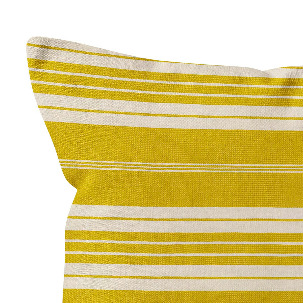 - Coussin déco polyester jaune 40x60cm