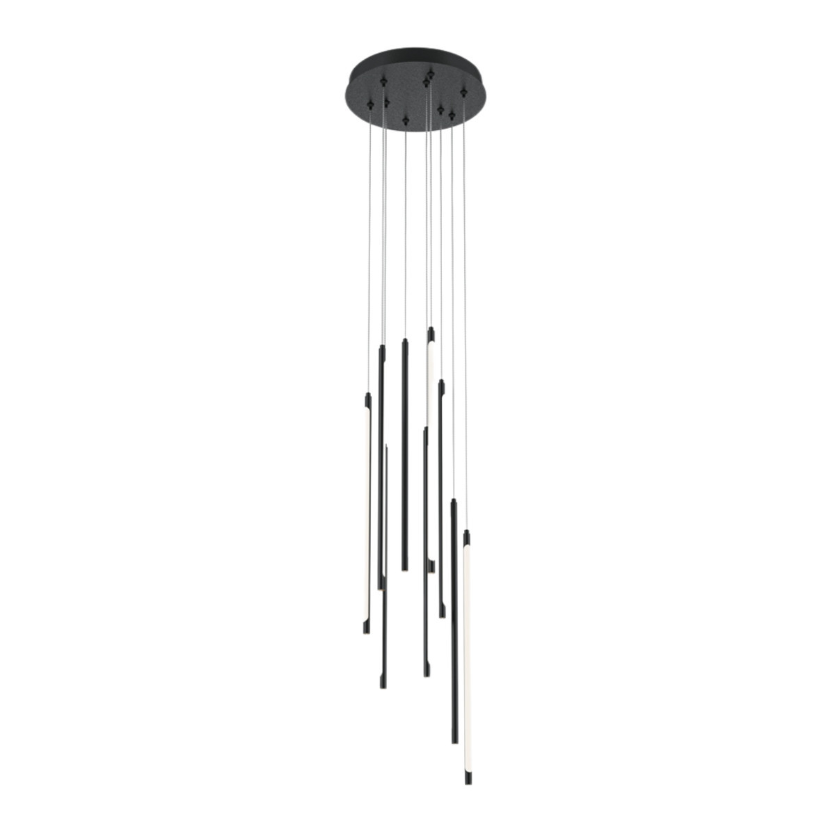 Lampa wisząca Light stick czarna LED 9x46W Ciepła biel 3350lm Maytoni