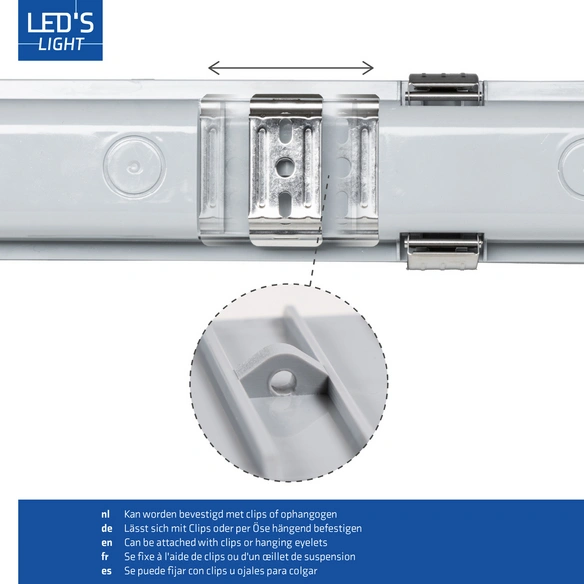 Wannenleuchte, LED Wannenleuchte - 2x14W 120cm 4200lm 4