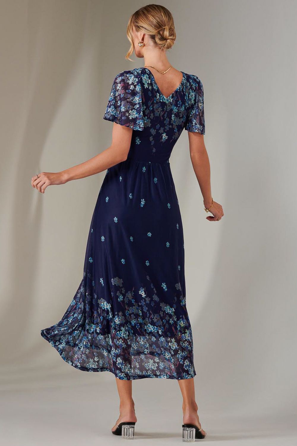 Jolie Moi Wrap Maxi Dress