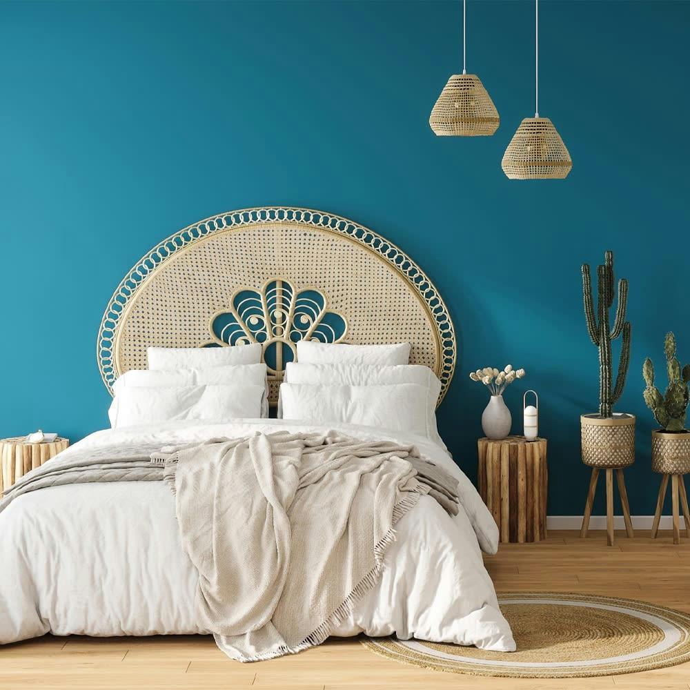 GABRIELLA - Tête de lit 160 cm en rotin naturel