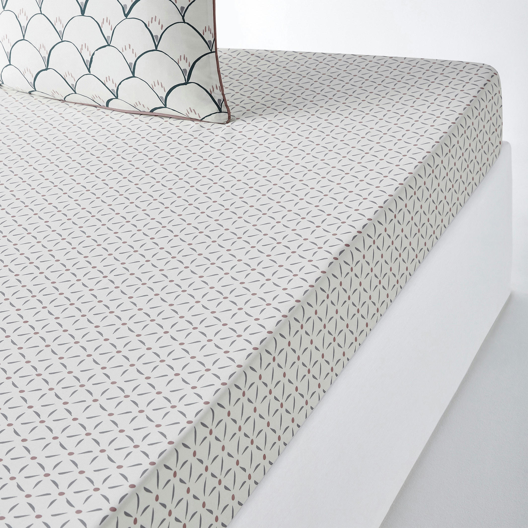 Drap housse percale de coton, Elka