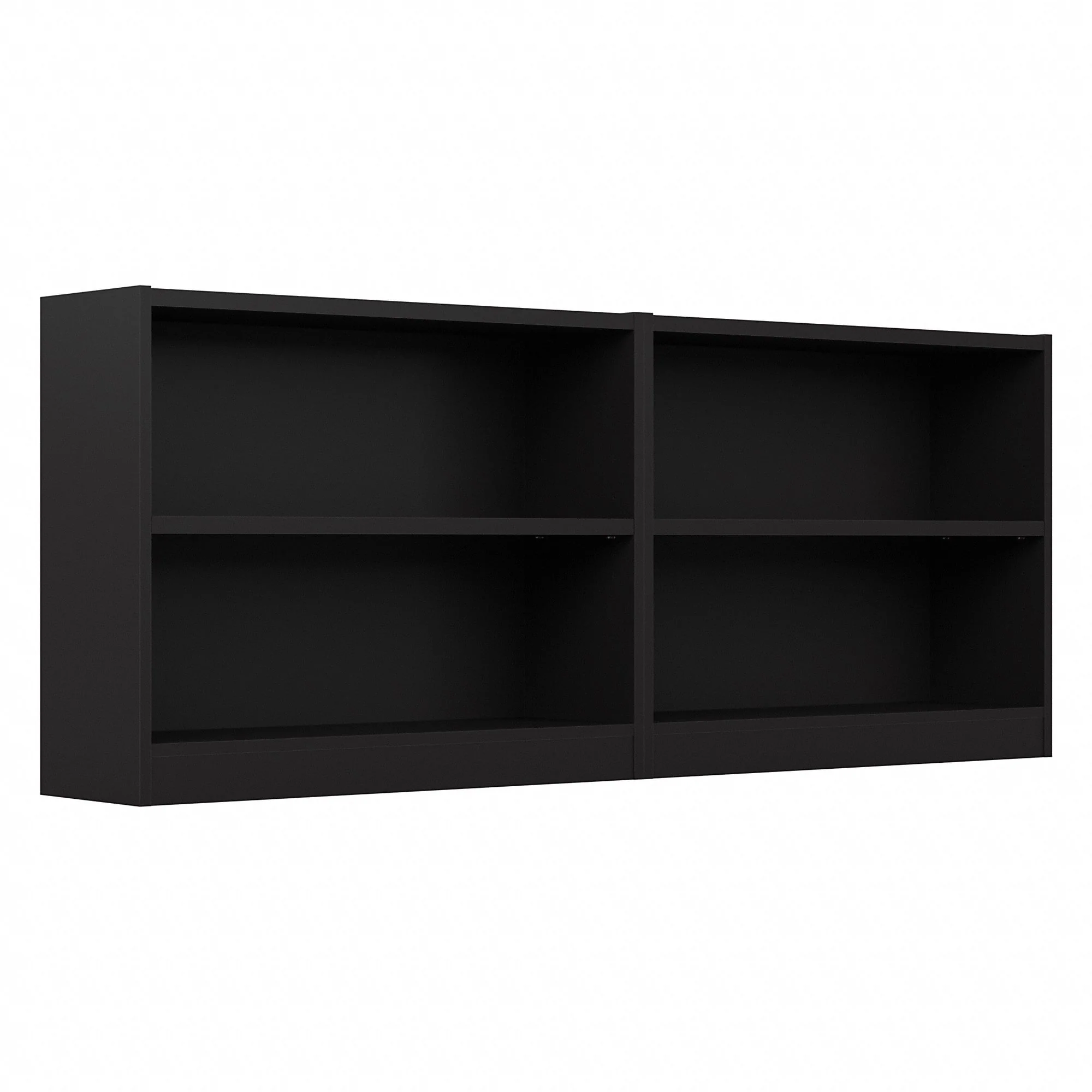 Universal Small 2 Shelf Bookcase by Bush Furniture (Set of 2) - 36.97L x 12.00W x 30.00H