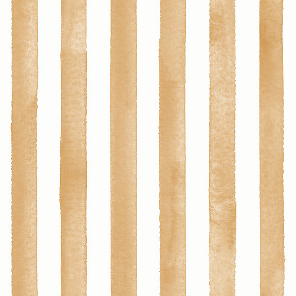 Papier peint vinyle intissé rayures jaune ocre L.1005 x l.53cm Ugèpa