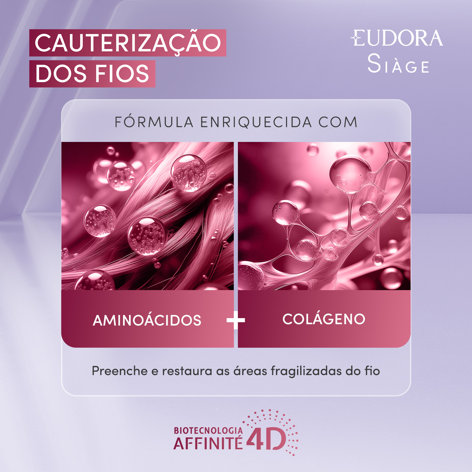 Máscara Capilar Siàge Cauterização dos Fios 250g