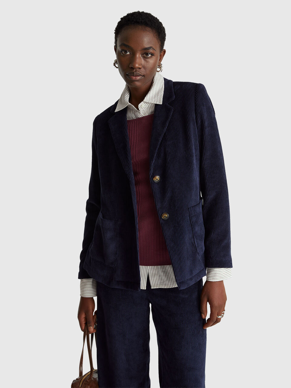 Corduroy blazer
