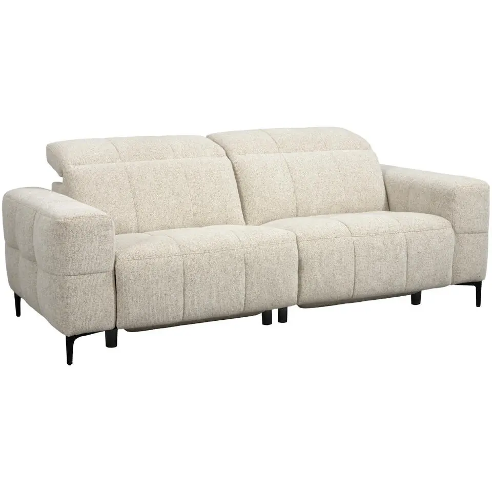 Bank Maeve elektrisch verstelbaar 3-zits - beige