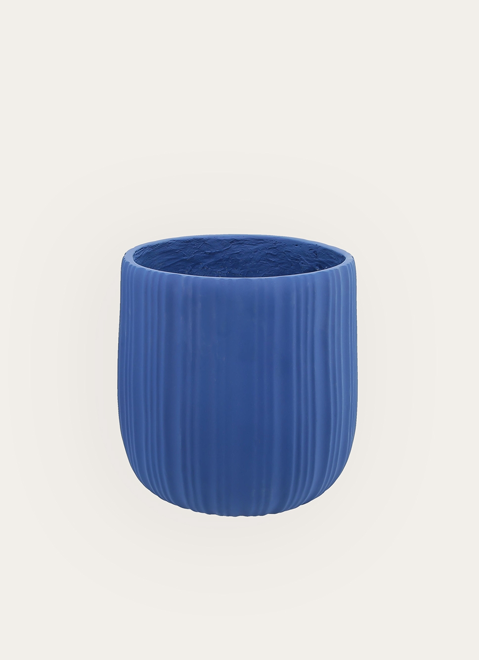 POT POUR PLANTE TEXTURÉ PETIT MODÈLE BLEU ROI