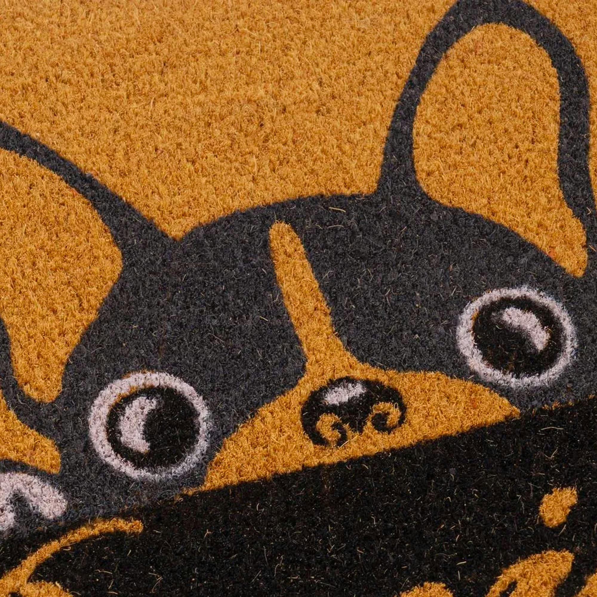 - Paillasson coco Bonjour chien 60x40x1.5cm