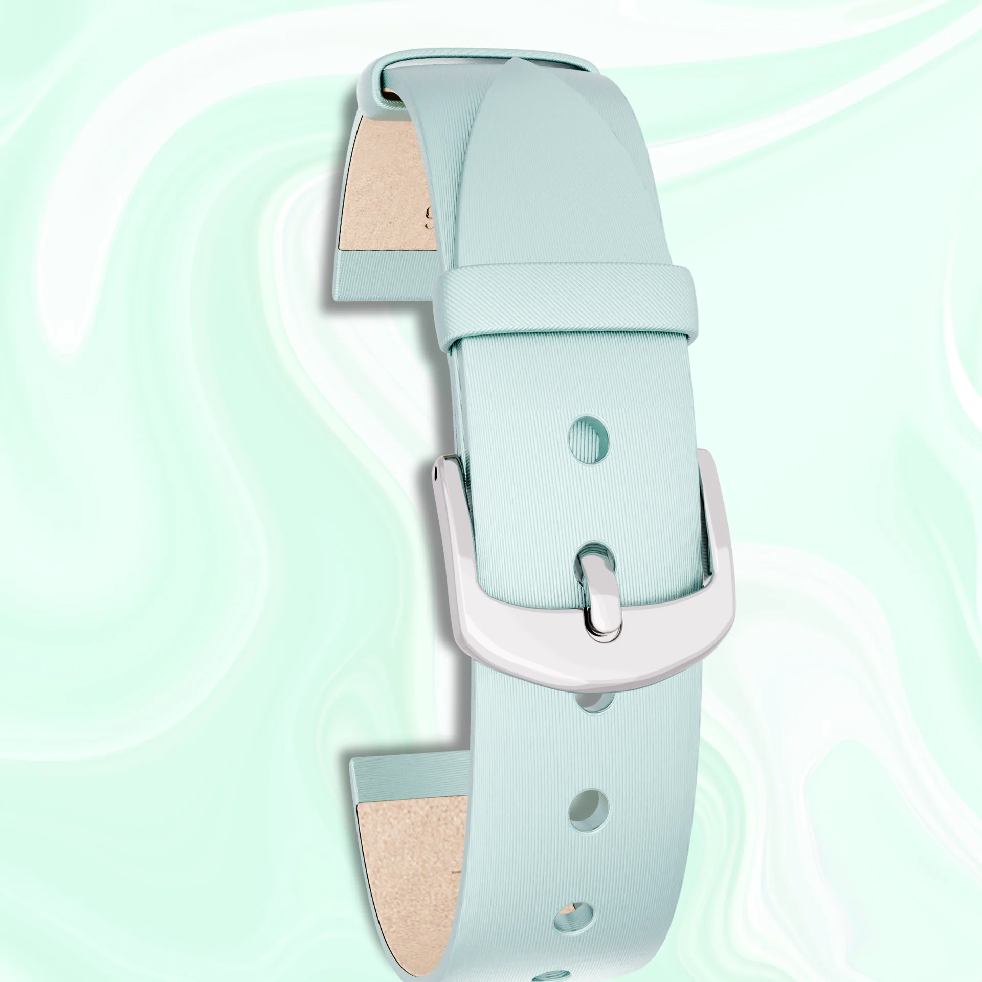 Satin Leather Mint (16mm)