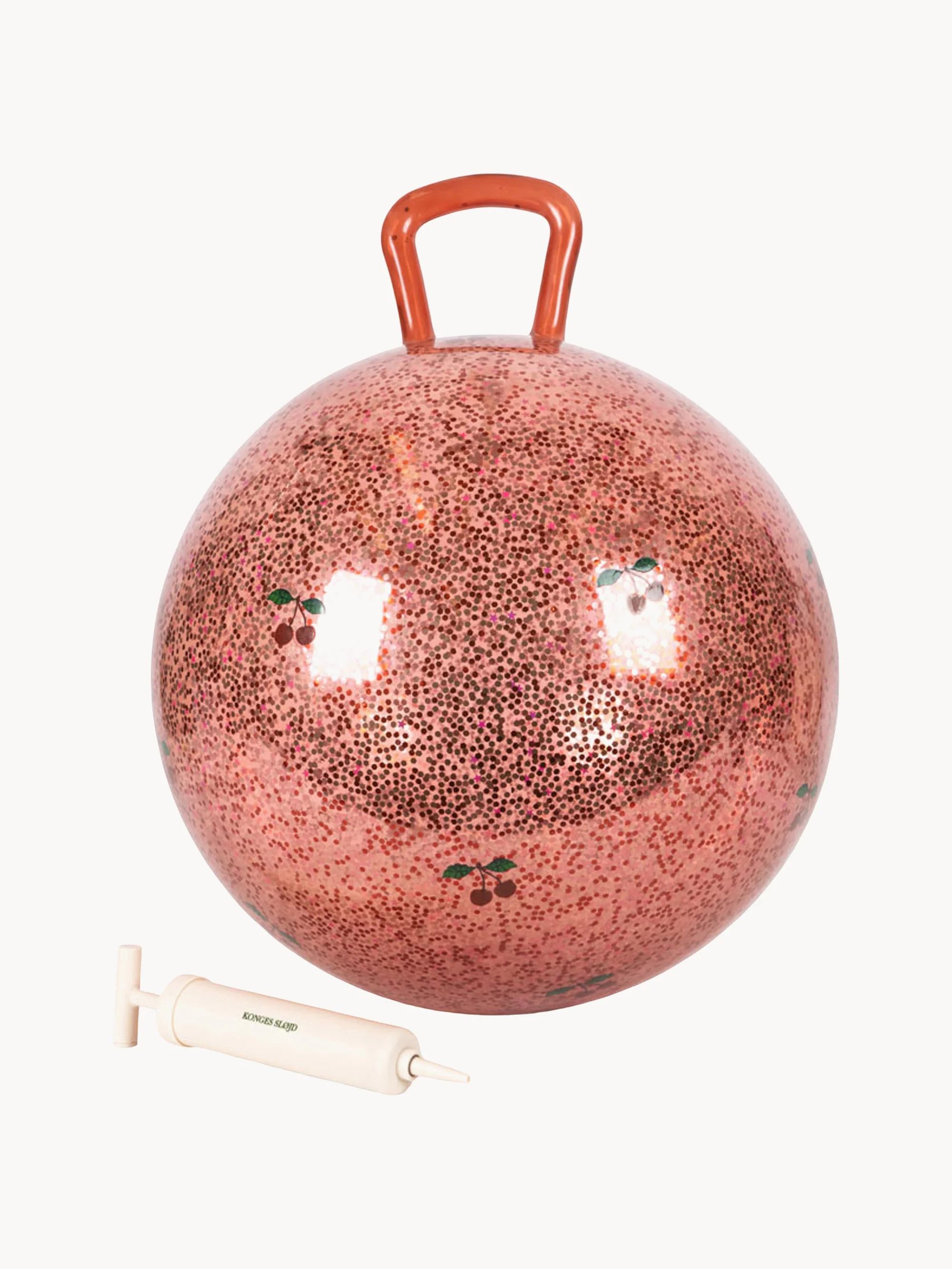 Glitzer-Hüpfball Cherry
