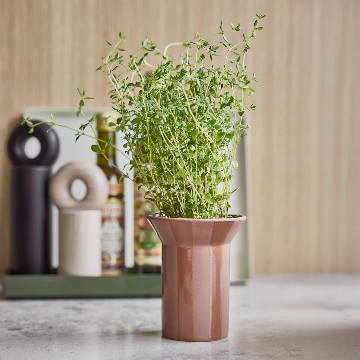 OYOY - Luonto Kräutertopf, small, terrakotta