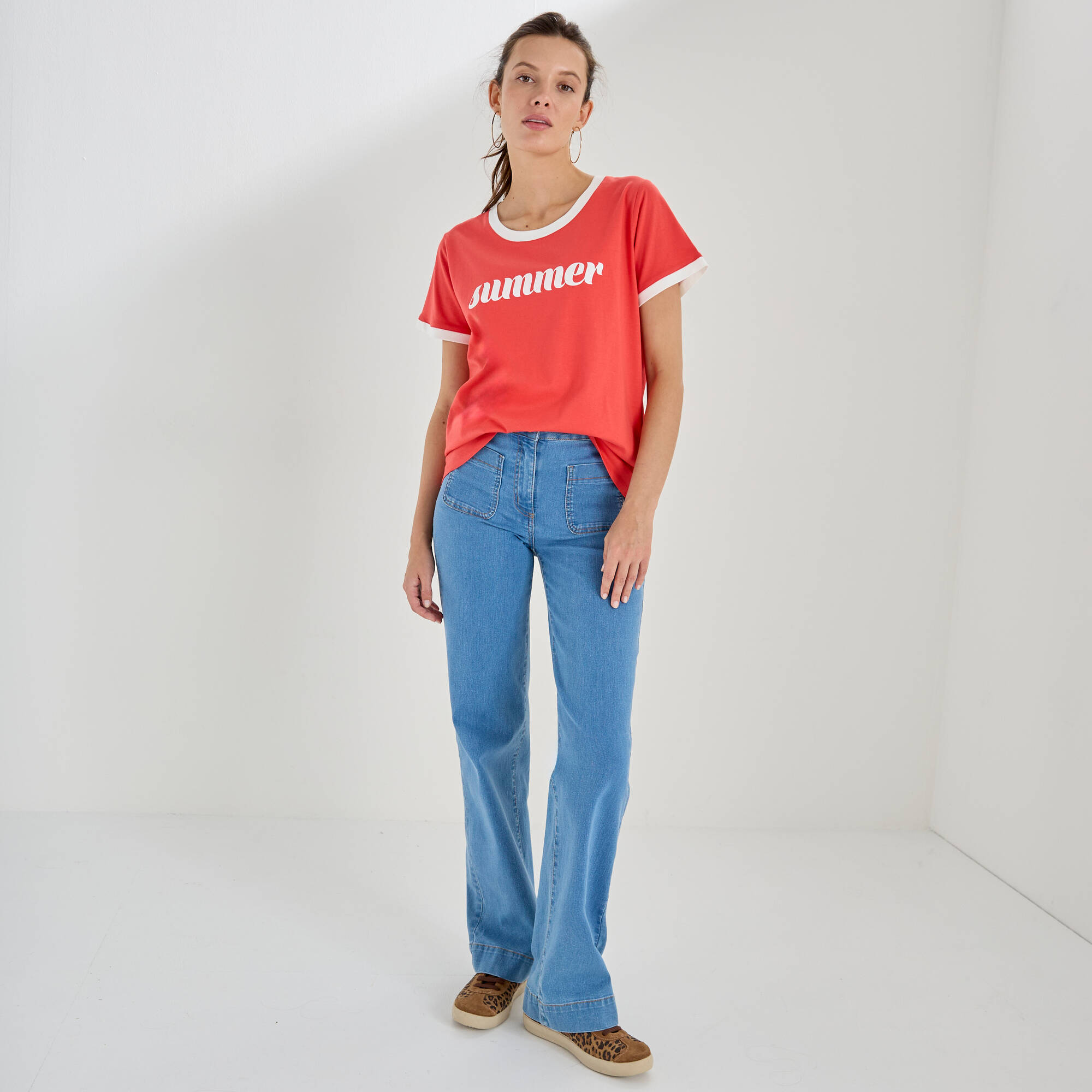 T-shirt manches courtes imprimé "Summer"