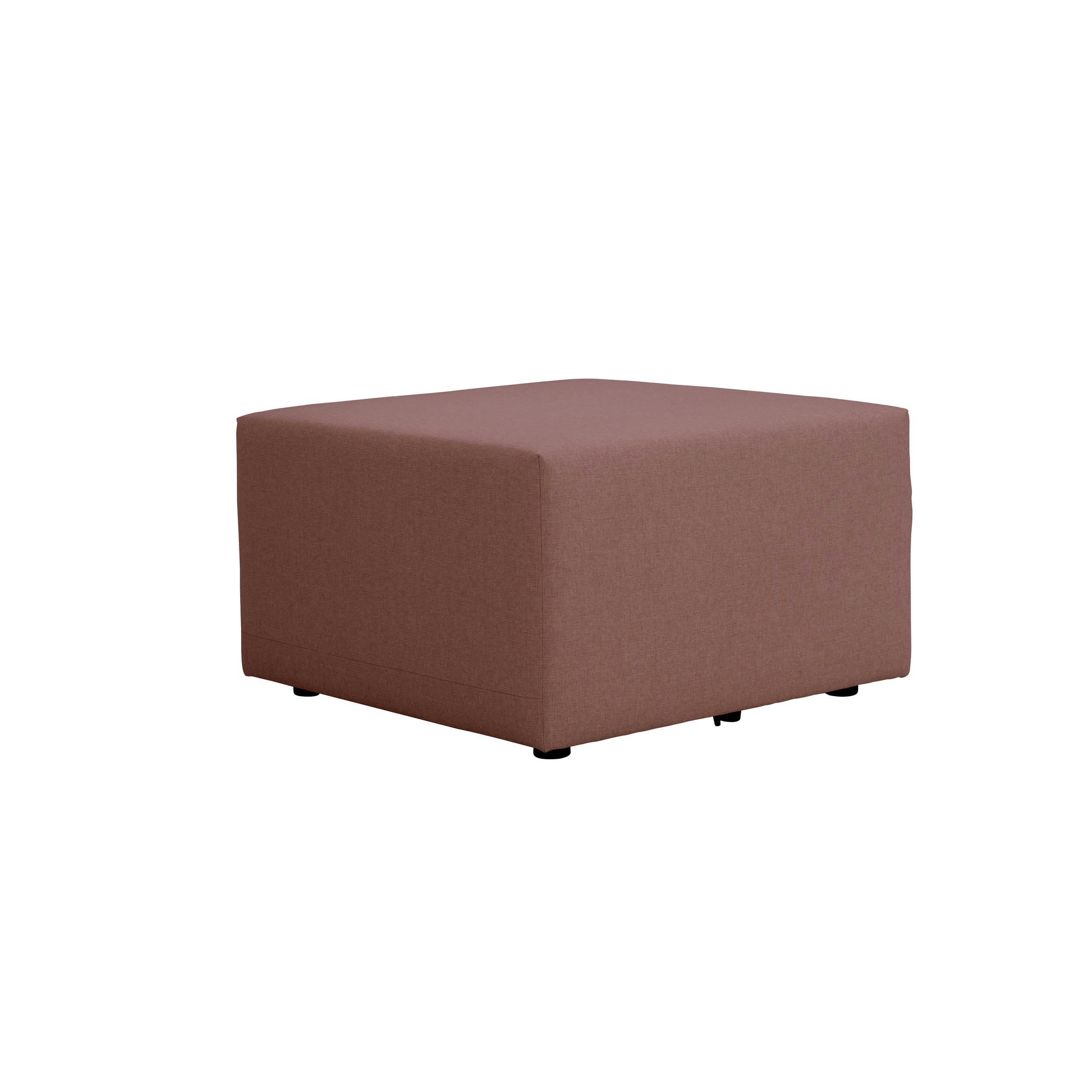 PINOT - Pouf pour canapé modulable en tissu rose