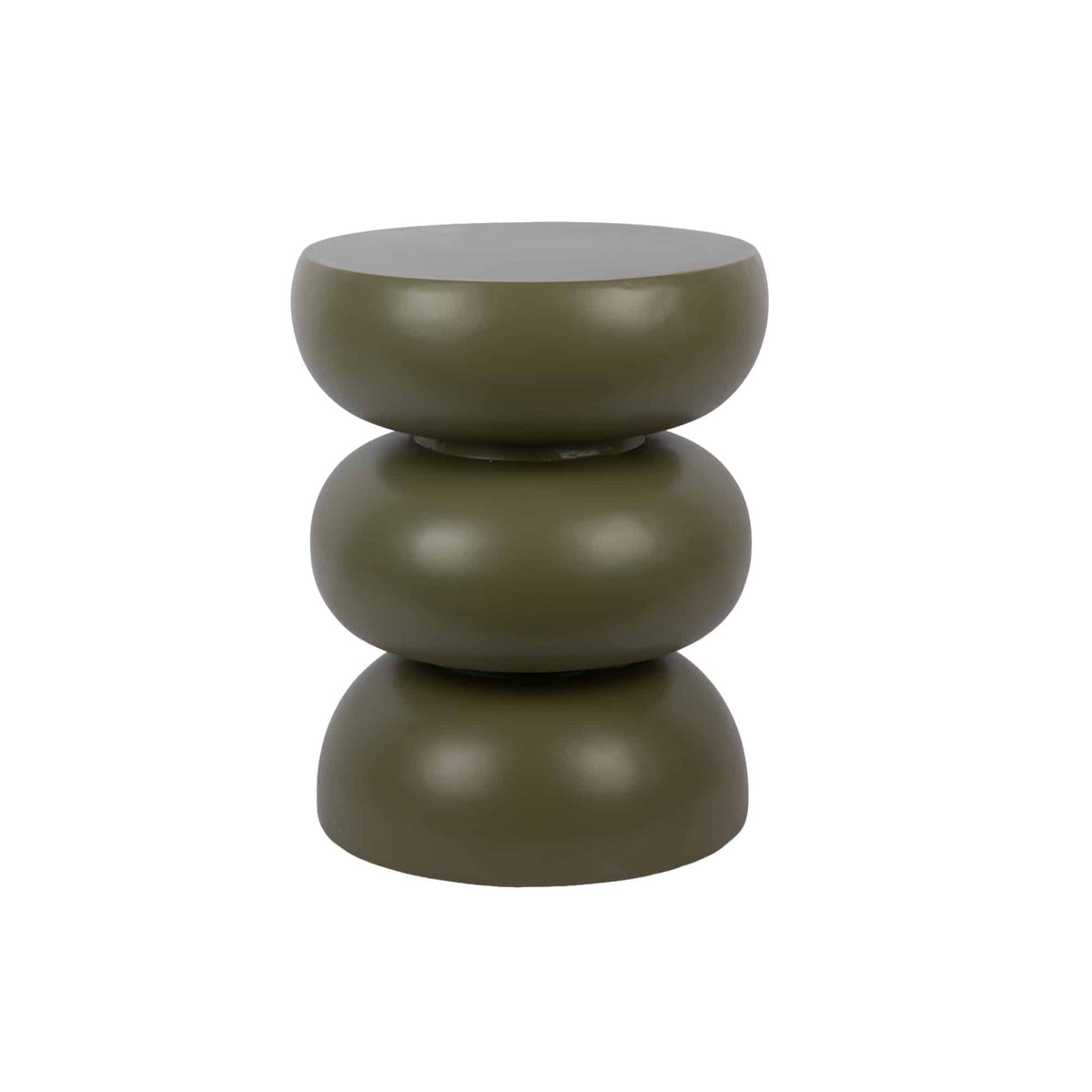 Leitmotiv kruk Curva - groen - Ø35.5cm
