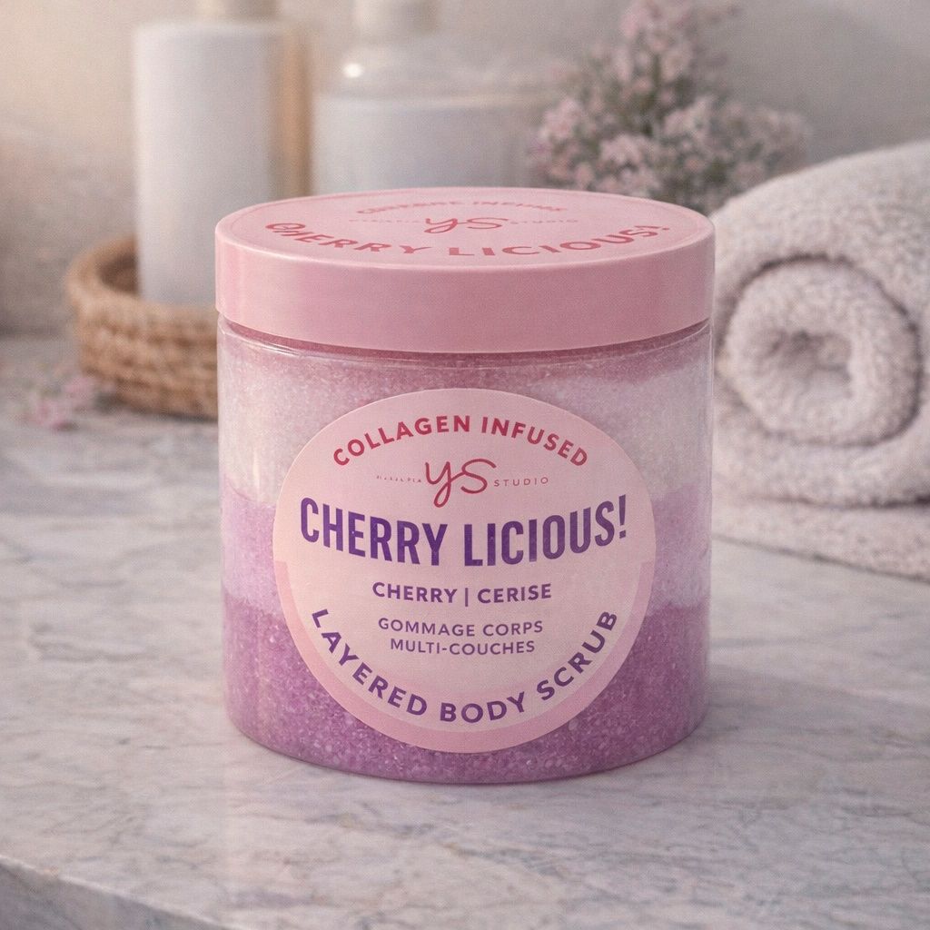 Yes Studio Triple Layered Body Scrub - Cherry