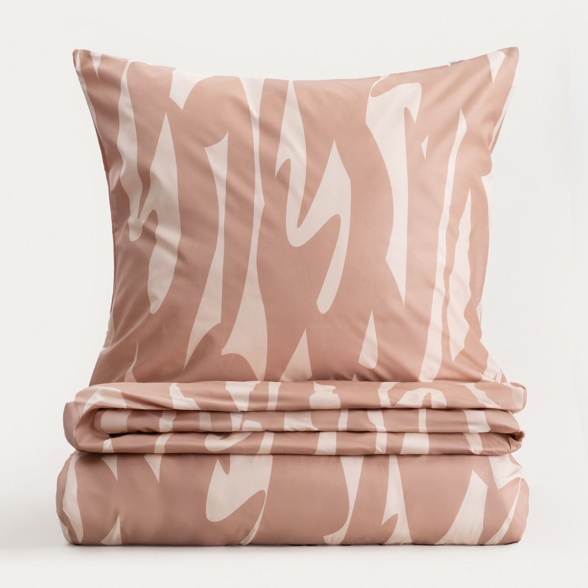 Pościel TARO z mikrofibry karmelowo-beżowa 220x200   2*70x80 cm