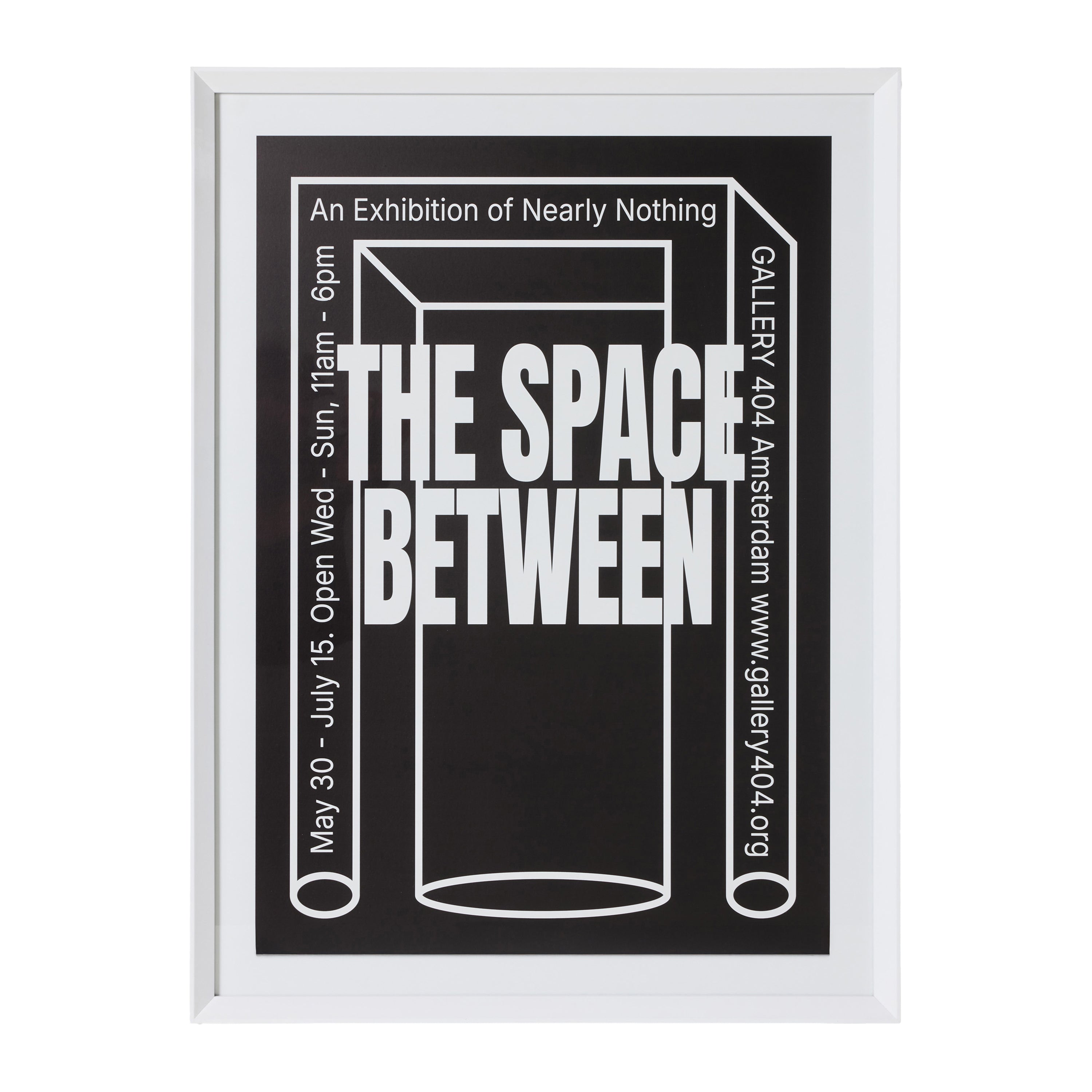 HKliving Framed Poster - Between Space