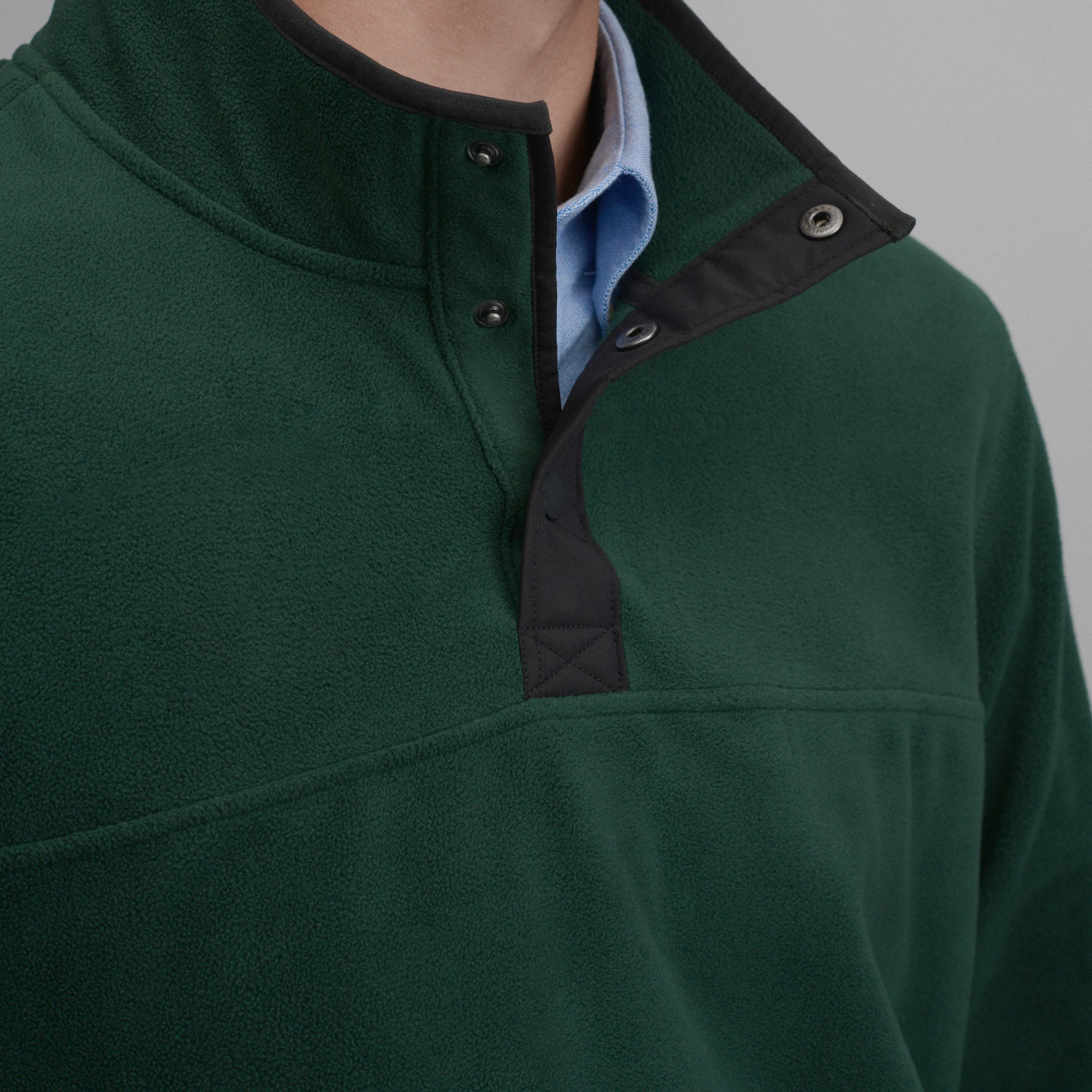 Men's Chutes Fleece Snap Mock Pullover