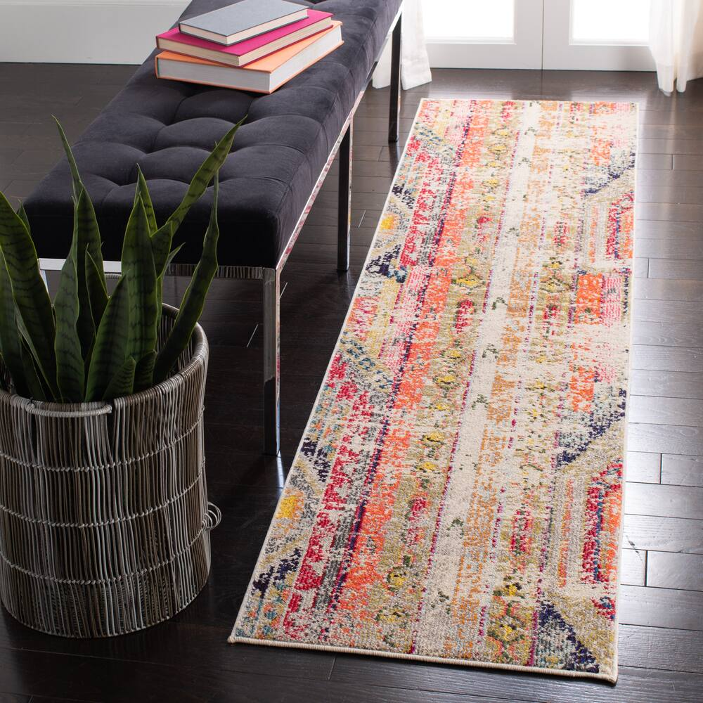 Safavieh Madison 422 Rug, Grey/Orange