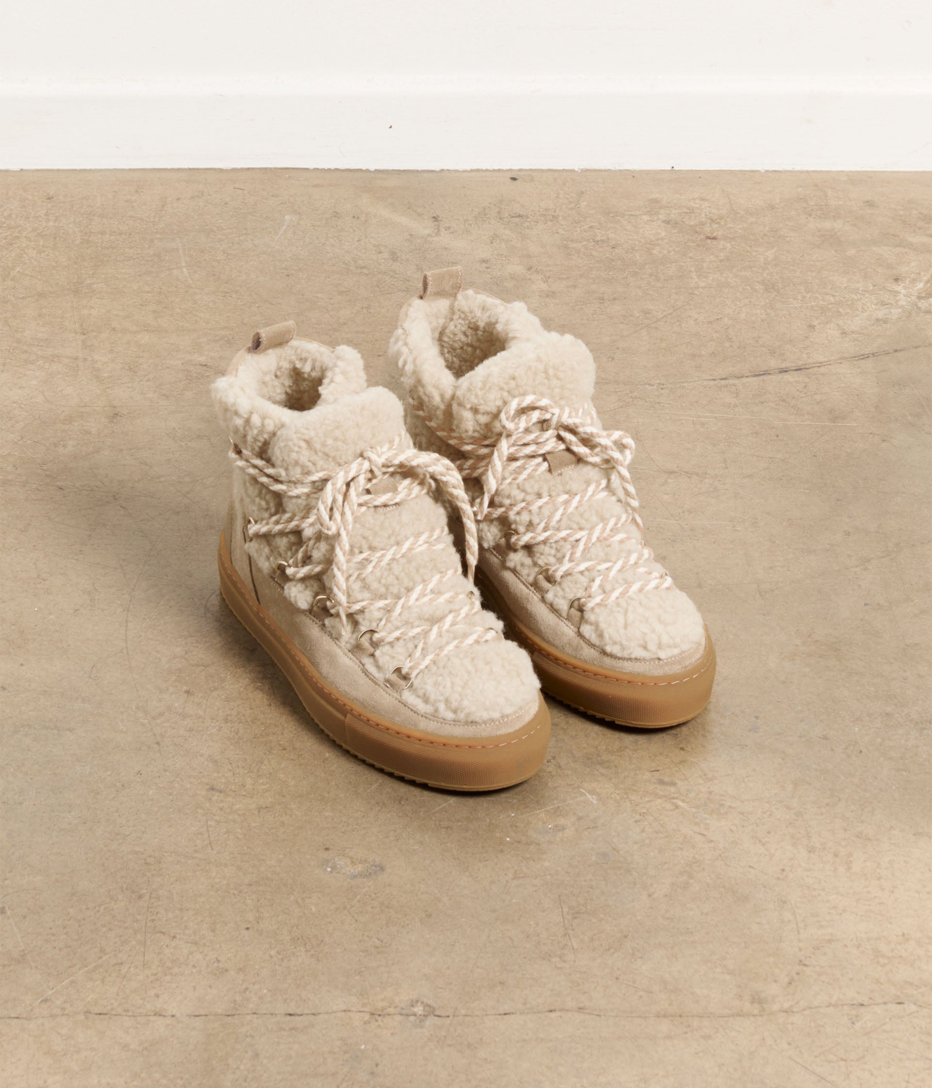 Boots fourrées beige Eskimo